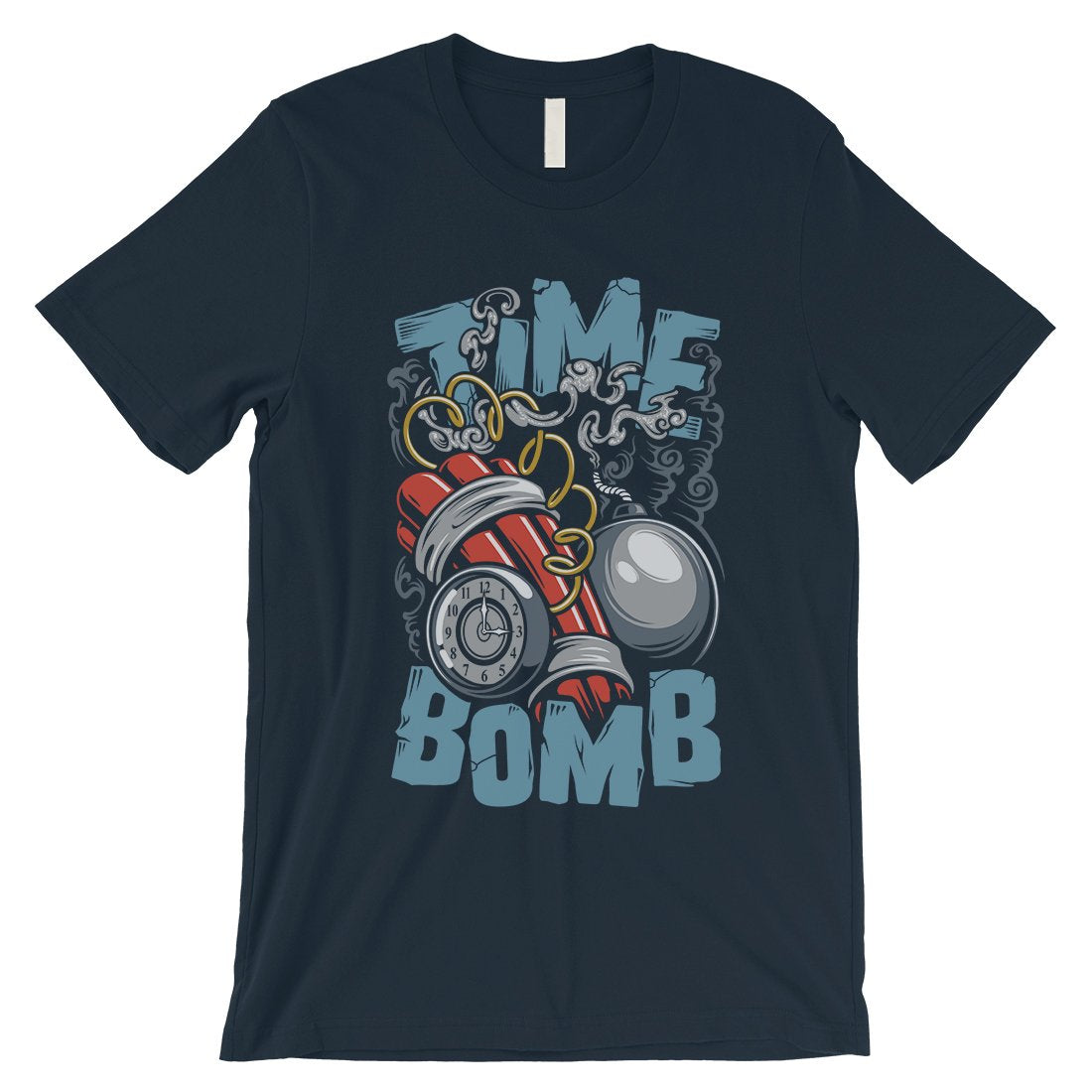 Time Bomb Mens Short Sleeves Gift T-Shirt Unique Graphic Design Tee