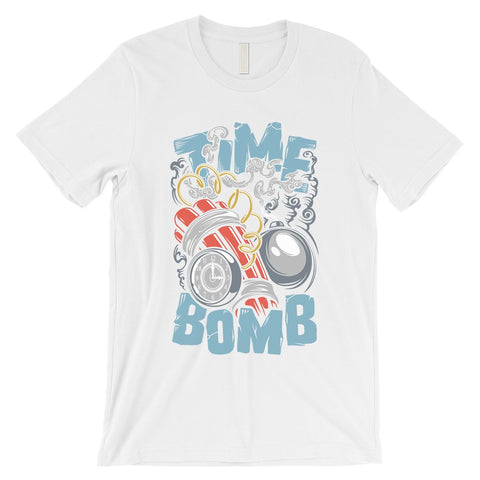 Time Bomb Mens Short Sleeves Gift T-Shirt Unique Graphic Design Tee