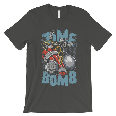 Time Bomb Mens Short Sleeves Gift T-Shirt Unique Graphic Design Tee