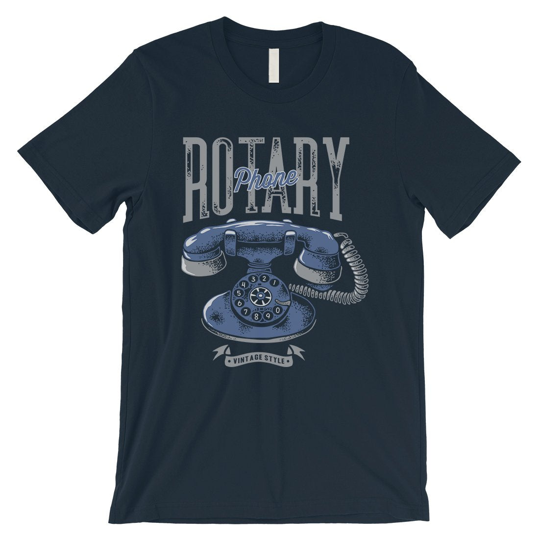 Rotary Phone Mens Vintage Style T-Shirt Funny Retro Grandpa Gifts