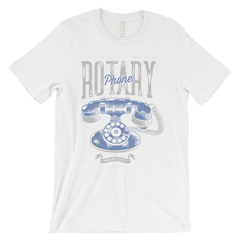 Rotary Phone Mens Vintage Style T-Shirt Funny Retro Grandpa Gifts