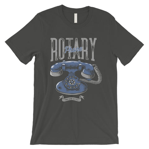 Rotary Phone Mens Vintage Style T-Shirt Funny Retro Grandpa Gifts