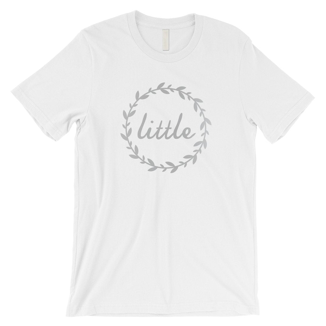 Big Little Leaf Wreath-SILVER Mens T-Shirt Pretty Trendy Design