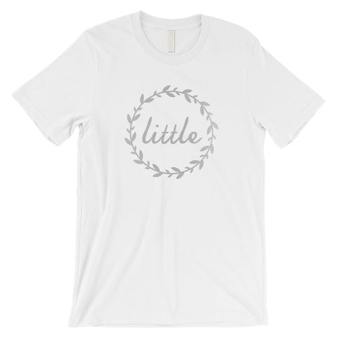 Big Little Leaf Wreath-SILVER Mens T-Shirt Pretty Trendy Design