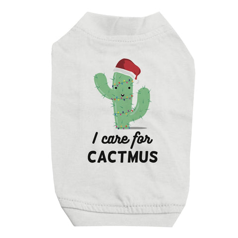 Care For Cactmus Pet Shirt for Small Dogs