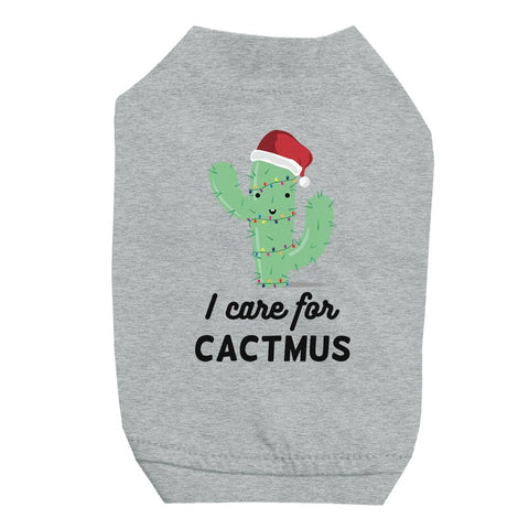 Care For Cactmus Pet Shirt for Small Dogs