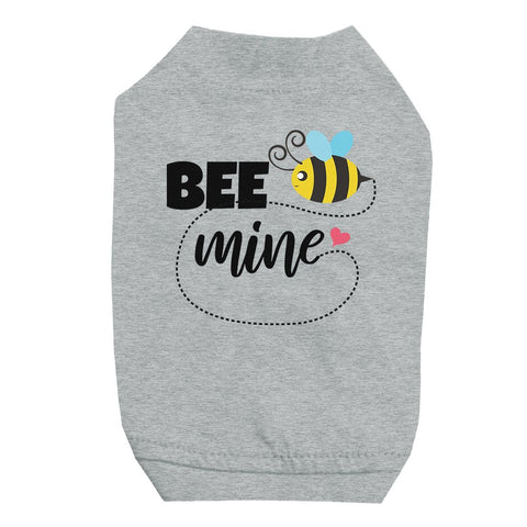 Bee Mine Cute Graphic Pet T-Shirt for Small Dogs Birthday Gifts