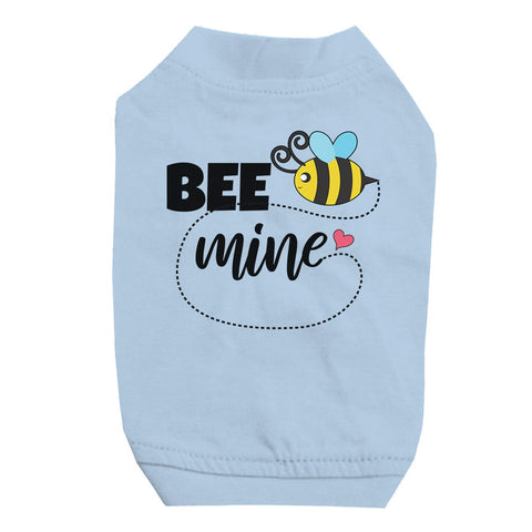 Bee Mine Cute Graphic Pet T-Shirt for Small Dogs Birthday Gifts