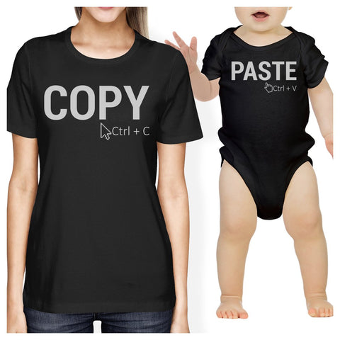 Copy And Paste Mom and Baby Matching Gift T-Shirts For Mothers Day