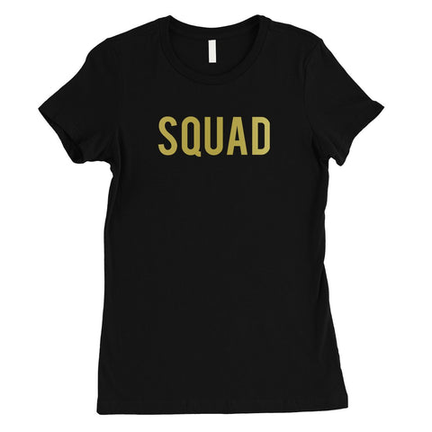 Bride Squad Boxed-GOLD Womens T-Shirt Splendid Proud Celebration