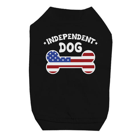 Independent Dog Shirt Cute Small Pet T-Shirt for 4th Of July Outfit