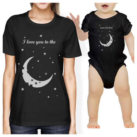 Moon And Back Mom and Baby Matching Gift T-Shirts For New Moms