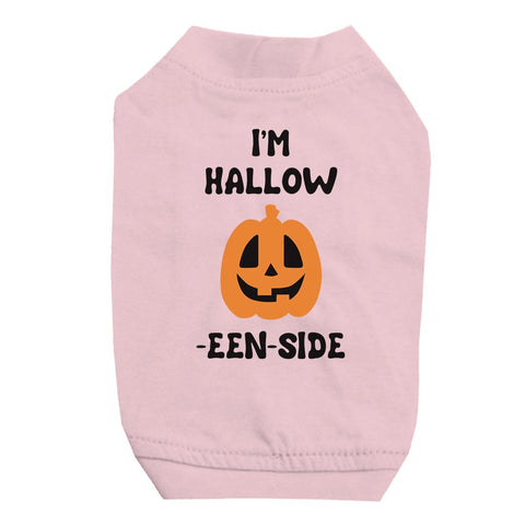 Hollow Inside Pumpkin Pet Shirt for Small Dogs