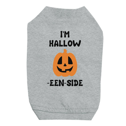 Hollow Inside Pumpkin Pet Shirt for Small Dogs