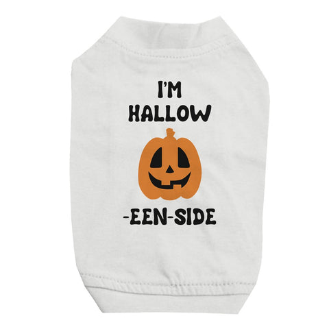 Hollow Inside Pumpkin Pet Shirt for Small Dogs