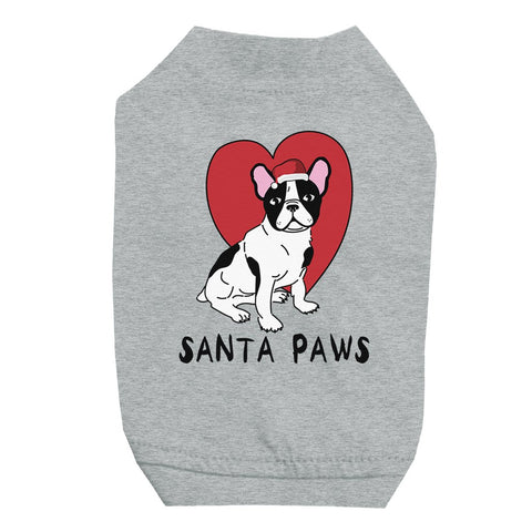 Santa Paws Pet Shirt for Small Dogs