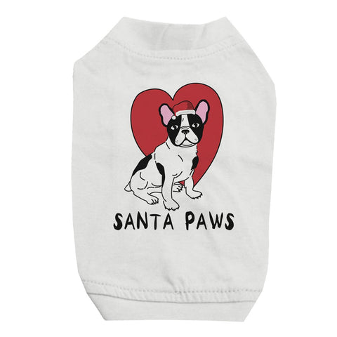 Santa Paws Pet Shirt for Small Dogs