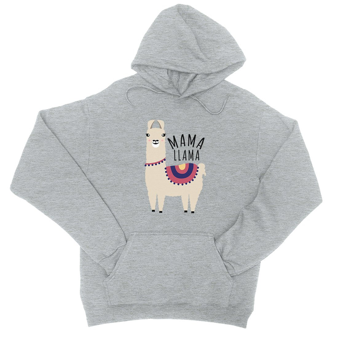 Mama Llama Mens/Unisex Pullover Hooded Sweatshirt