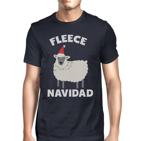 Fleece Navidad Mens Funny Christmas In July Gift For Him T-Shirt