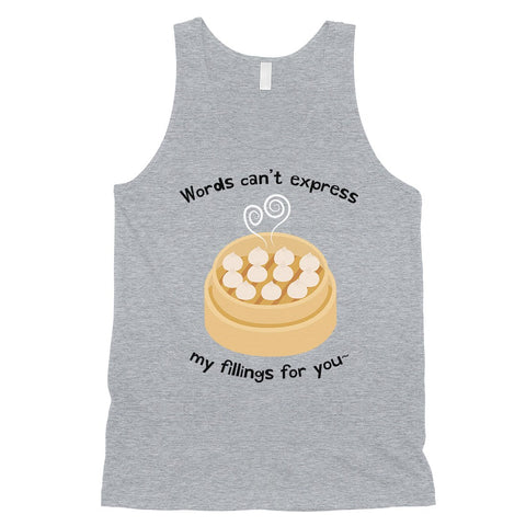 My Fillings Dumpling Dimsum Mens Tank Top For Dumpling Lover Gifts