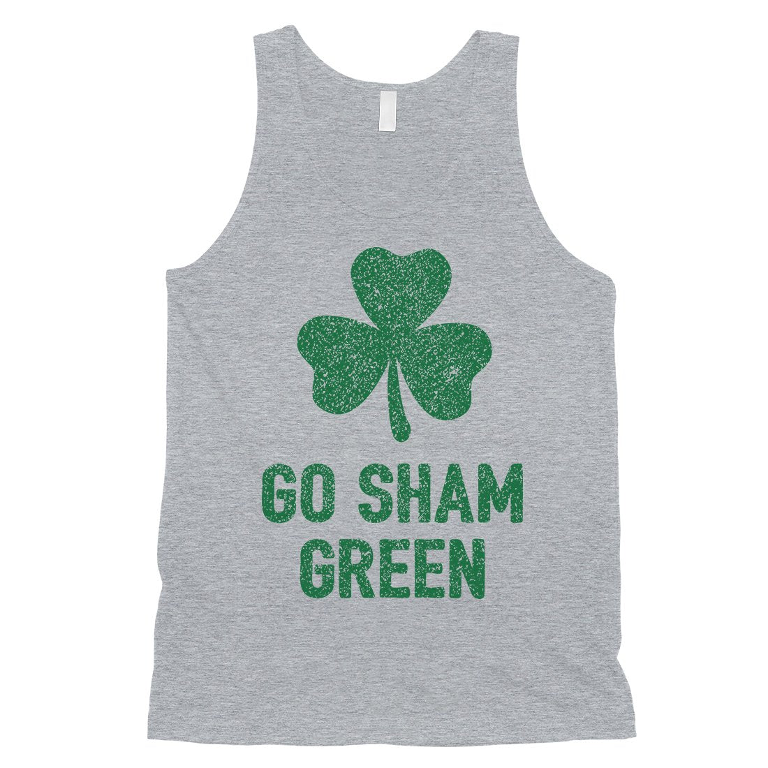 Go Sham Green Mens Funny St Paddy's Day Tank Top For Gym Workout