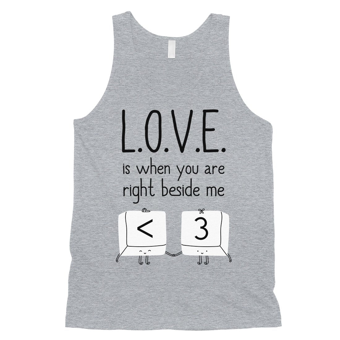 Love When You Are Beside Me Mens Cute Graphic Tank Top Gift For Him