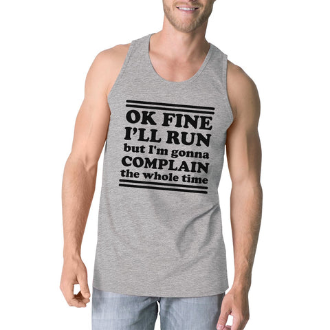 Run Complain Mens Funny Graphic Gym Tank Top Funny Workout Gift