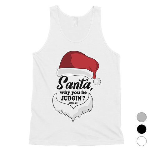 Santa Be Judging Mens Tank Top