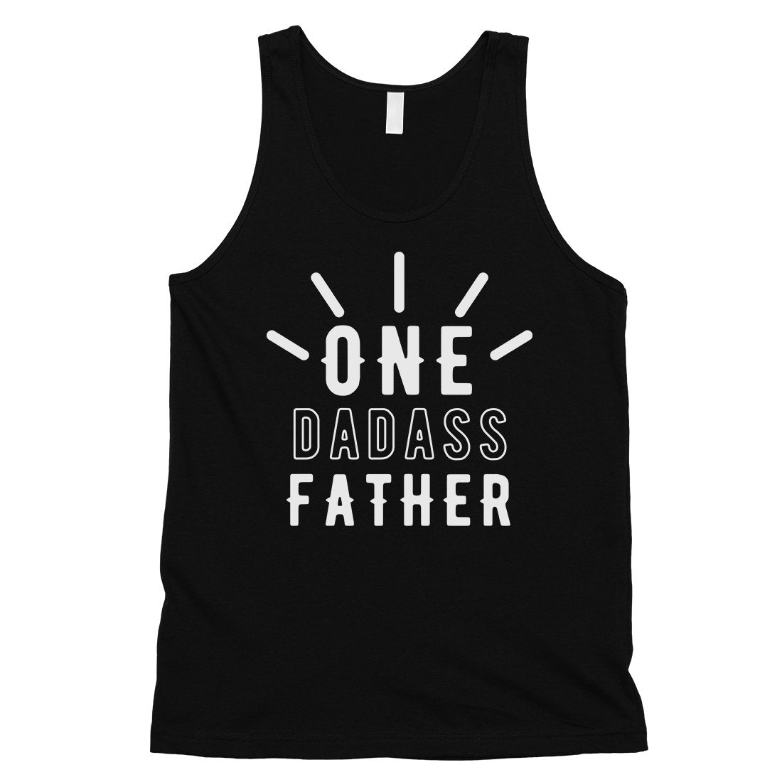 One Dadass Father Mens Brilliant Funny Workout Sleeveless Top Gift