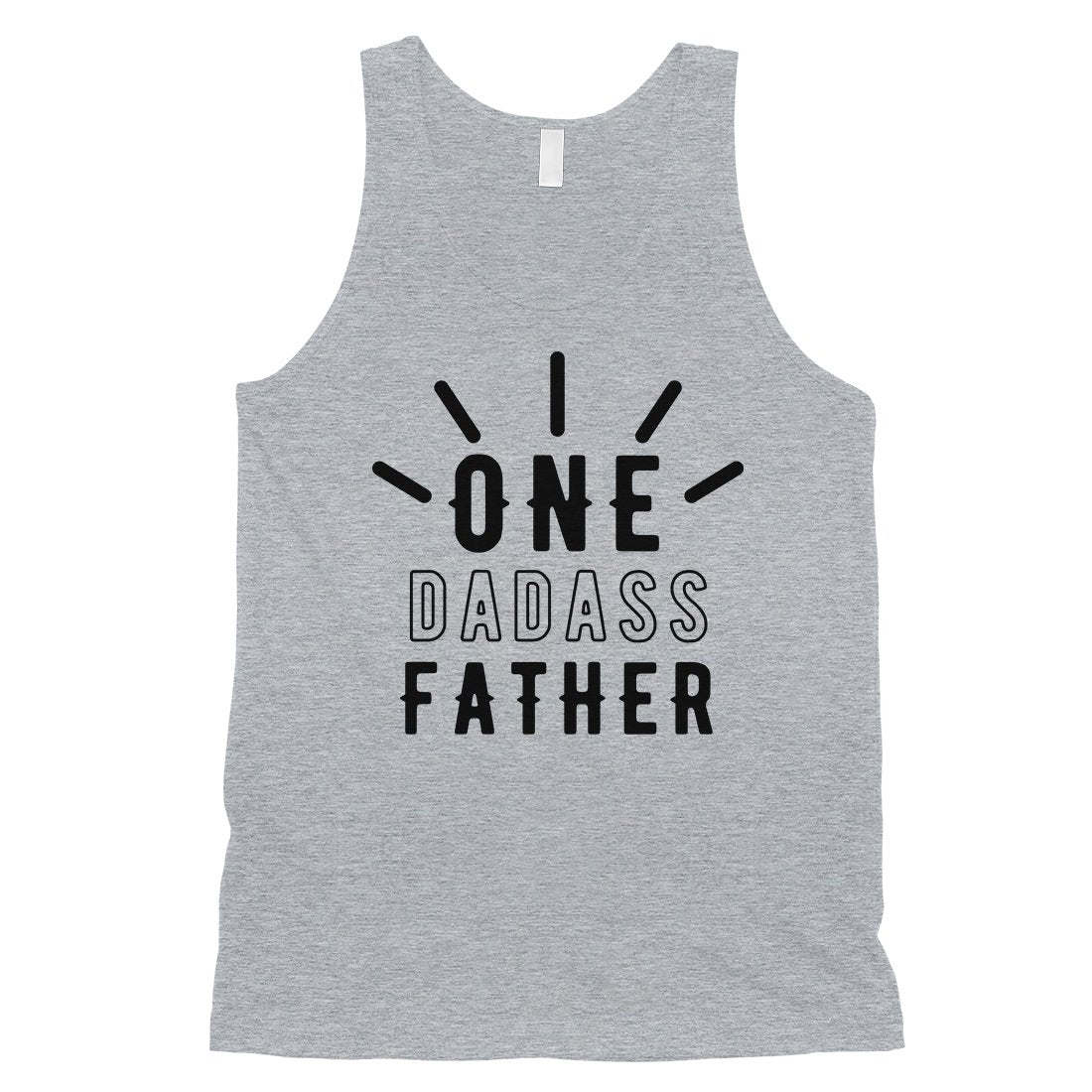 One Dadass Father Mens Brilliant Funny Workout Sleeveless Top Gift