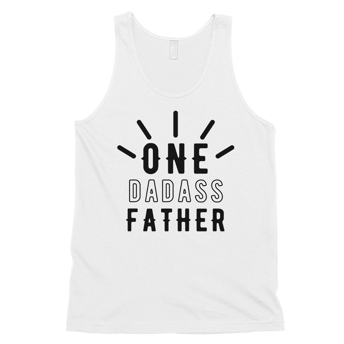 One Dadass Father Mens Brilliant Funny Workout Sleeveless Top Gift