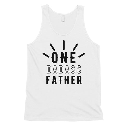 One Dadass Father Mens Brilliant Funny Workout Sleeveless Top Gift