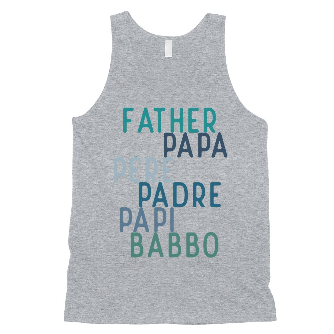 Dad Different Languages Mens Creative Father's Day Sleeveless Top