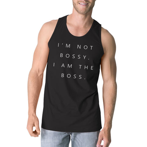 I'm Not Bossy Mens Funny Saying Gym Tank Top Humorous Gift For Him