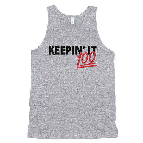 365 Printing Keepin' It 100 Mens Motivational Wisdom Tank Top