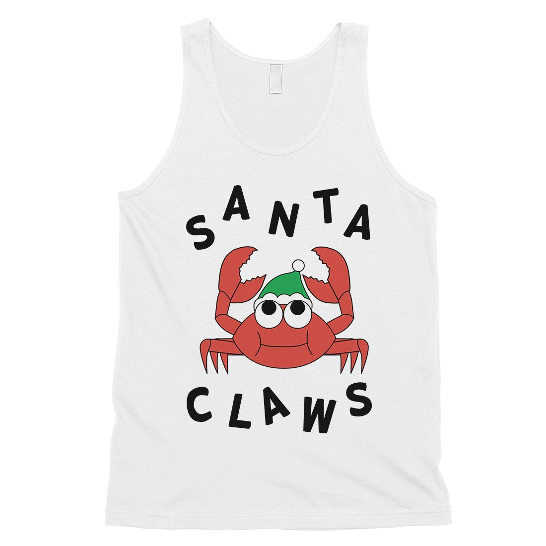 Santa Claws Crab Mens Tank Top