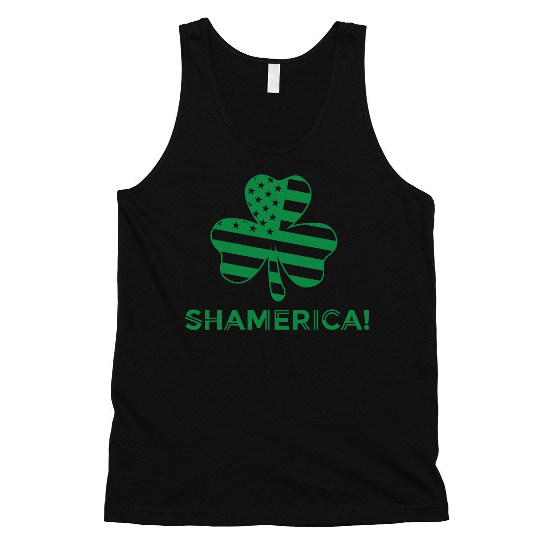 Shamerica Flag Mens Funny St Paddy's Day Tank Top For Gym Workout