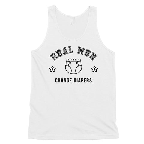 Real Men Change Diapers Mens Reliable Father's Day Sleeveless Top