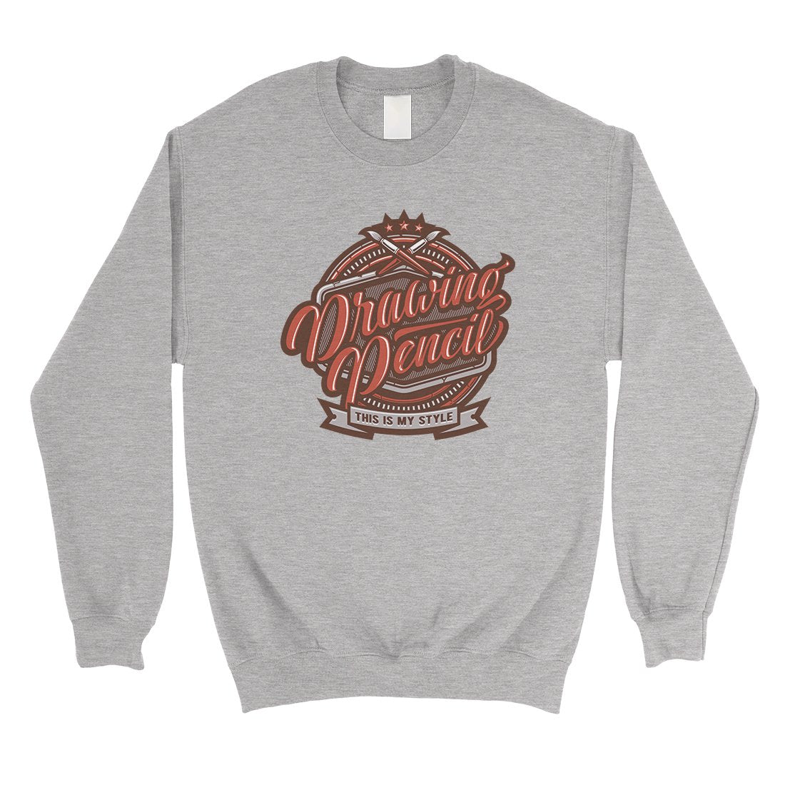 Drawing Pencil Unisex Crewneck Sweatshirt Unique Drawing Gifts