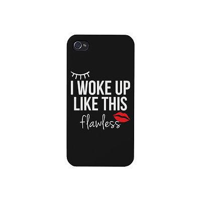 Flawless Funny Phone Case Cute Graphic Design Printed Phone Cover