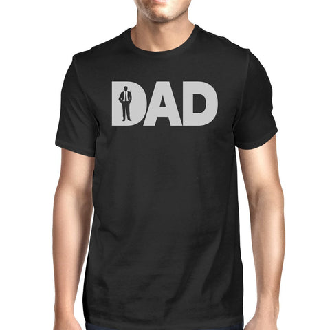 Dad Business Mens Black Graphic Tee Funny Fathers Day T-Shirt Gift