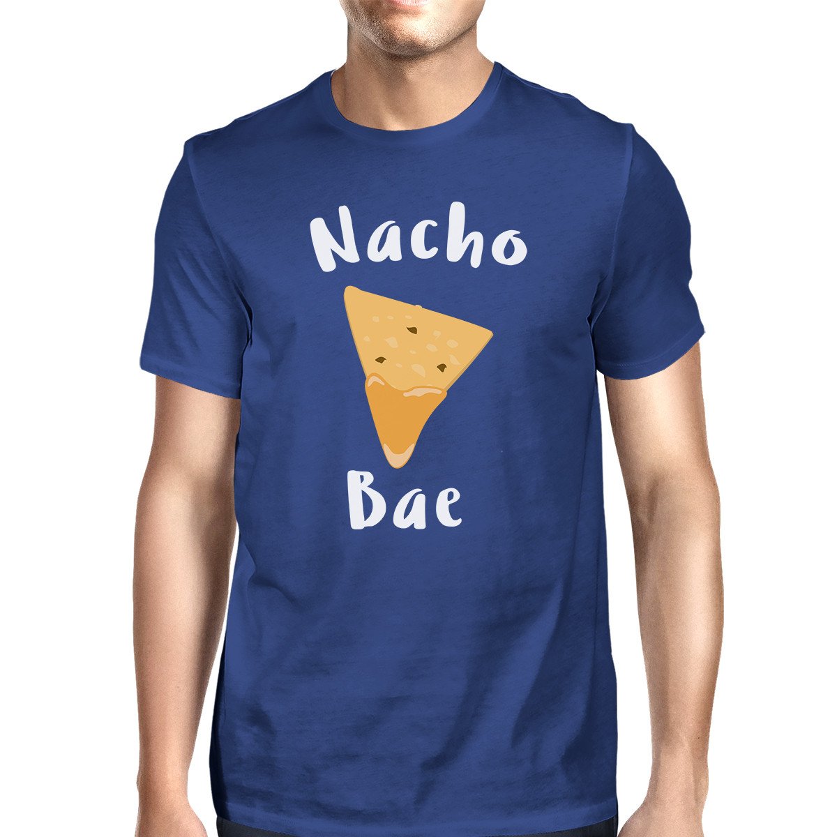 Nocho Bae Men's Blue T-shirt Funny Saying Gift Ideas For Birthdays