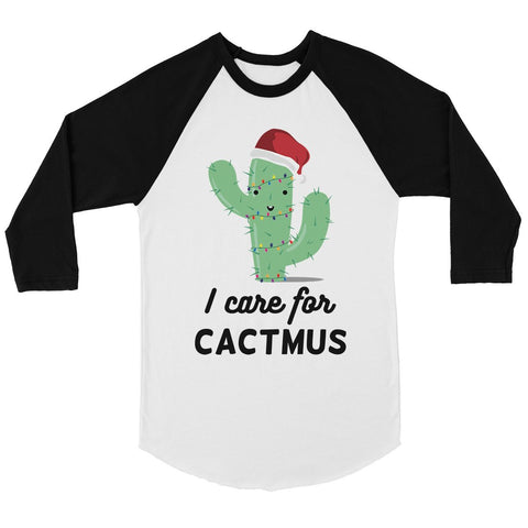 Care For Cactmus Mens Baseball Shirt