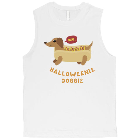 Halloweenie Doggie Mens Muscle Shirt