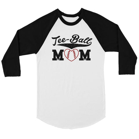 Tee-Ball Mom Womens Baseball Tee