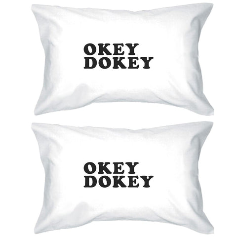 Okey Dokey Unique Letter Printed Decorative Pillow Case Gift Ideas