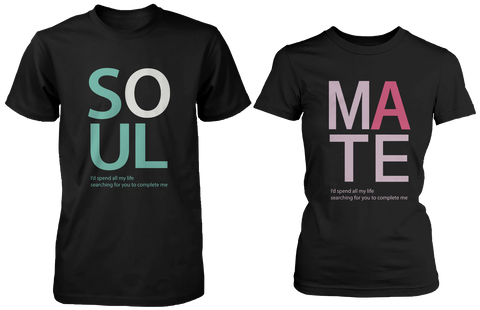 Soulmate Matching Couple Shirts (Set)