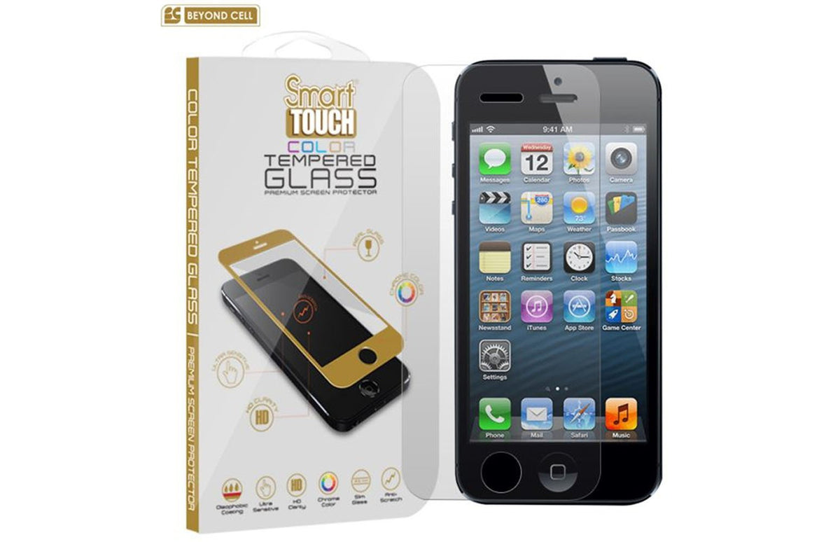 Beyond Cell Tempered Glass Full Screen Protector for Apple iPhone 5, 5S, 5C, 6