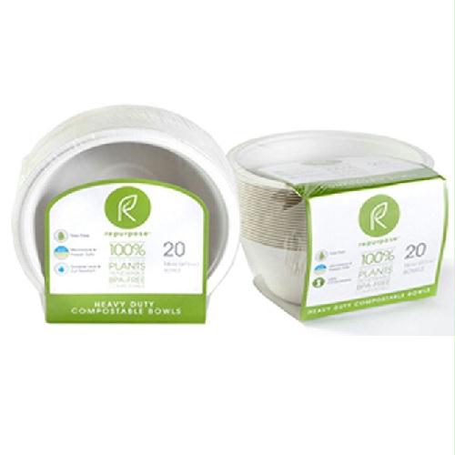 Repurpose Compostable Bowls 16 Oz (12x20 Ct)