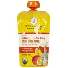 Peter Rabbit Organics Mango, Banana And Orange (10x4oz)